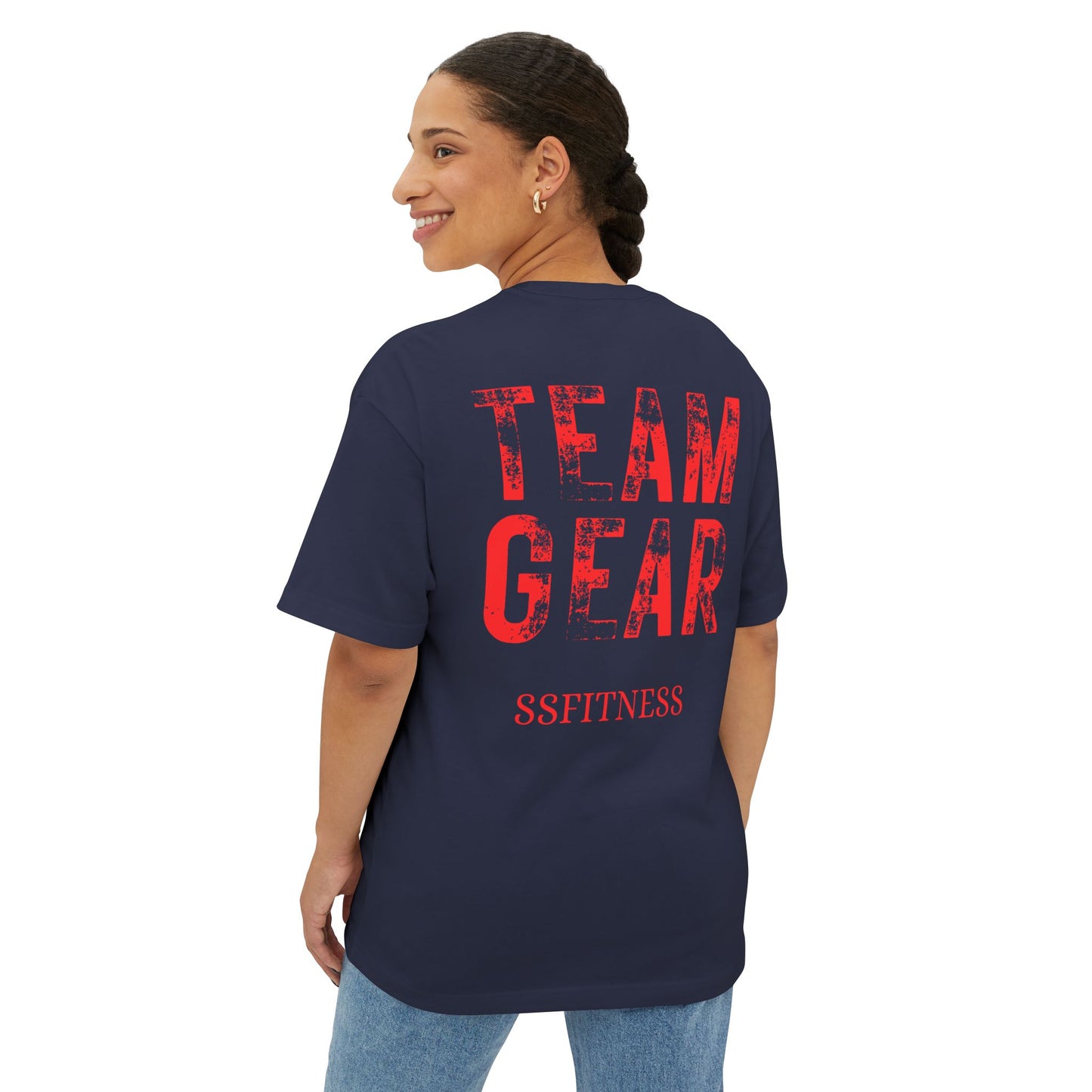 Team Gear Oversized Tee — SSFitness Logo pump cover