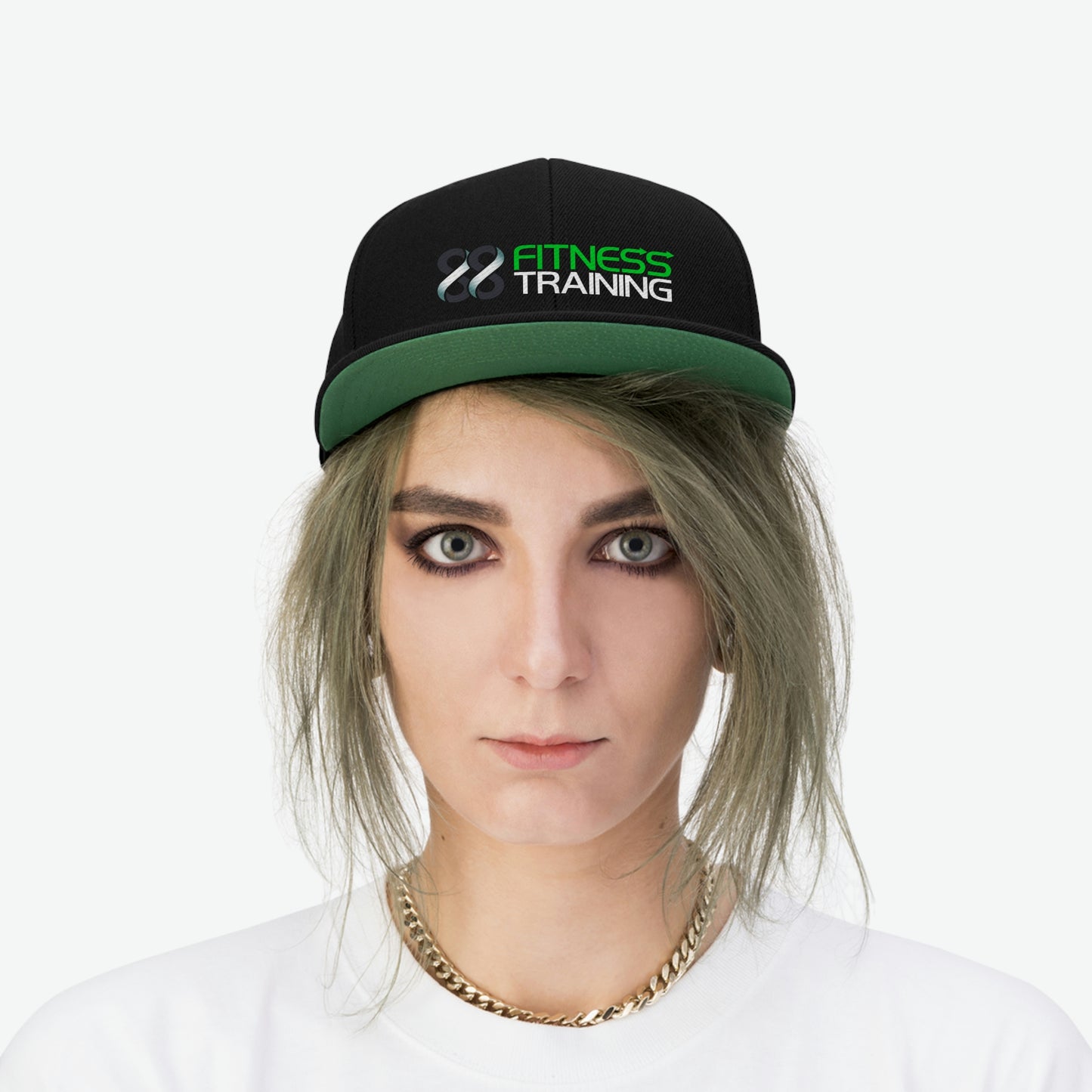88Fitness Flat Bill, Snap Back Hat