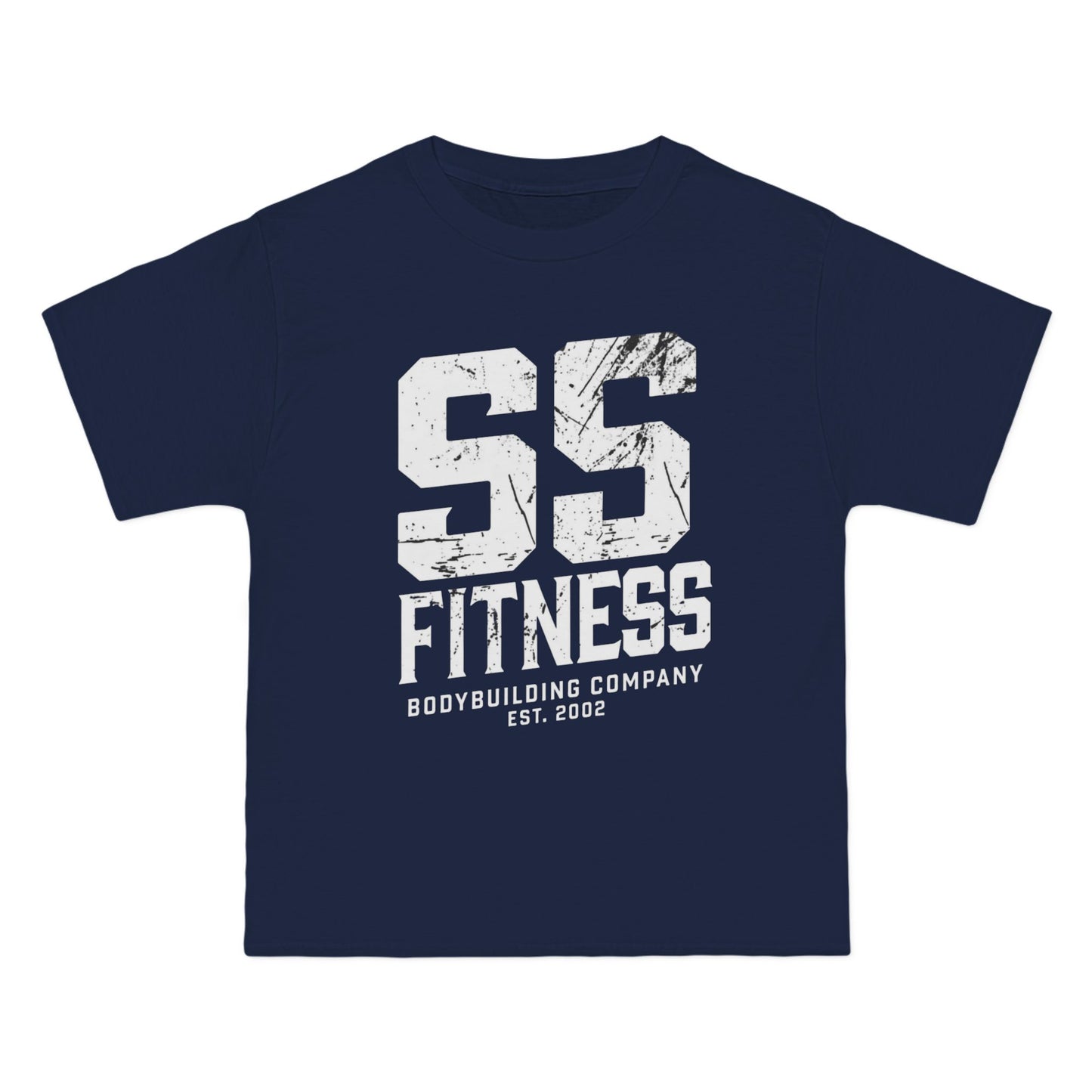 SS Fitness Oversized Boxy Tee — Gym Workout Tee with 'SS Fitness' Sports Graphic