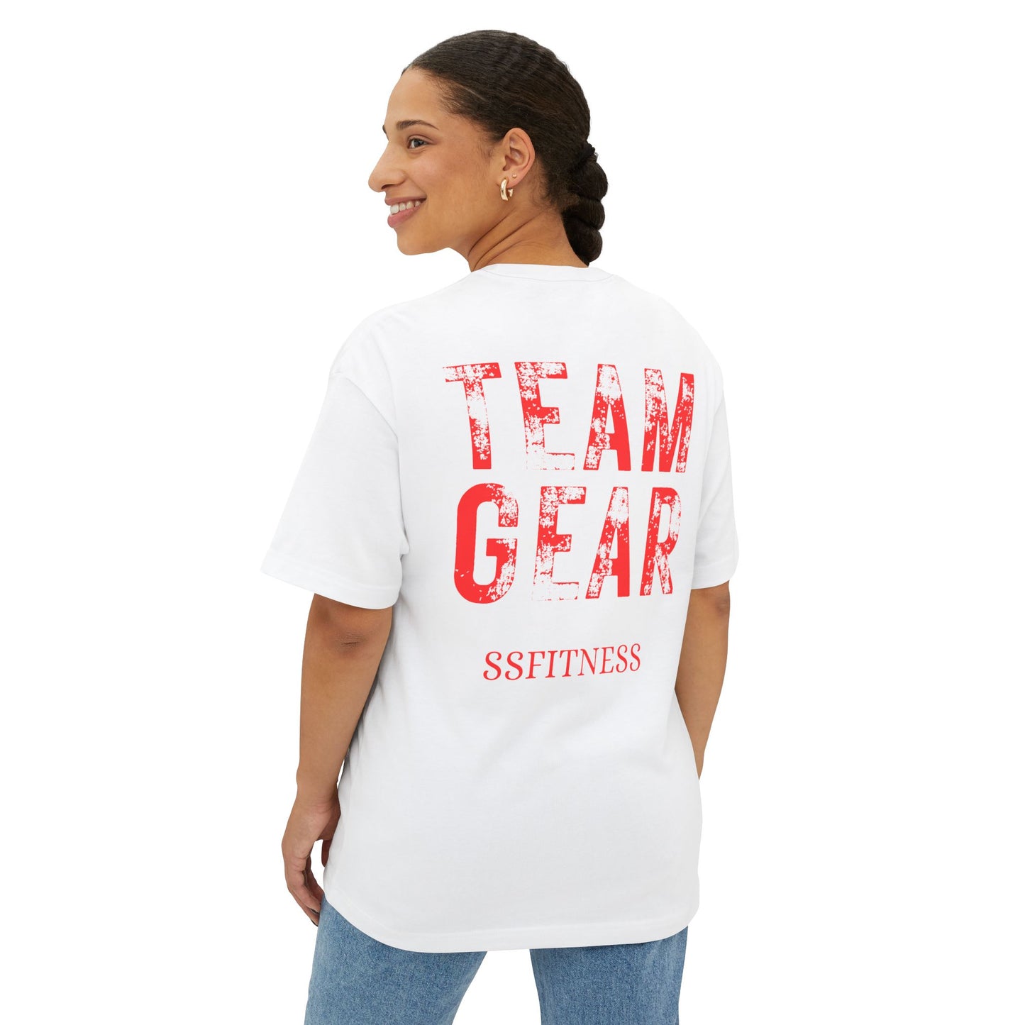 Team Gear Oversized Tee — SSFitness Logo pump cover