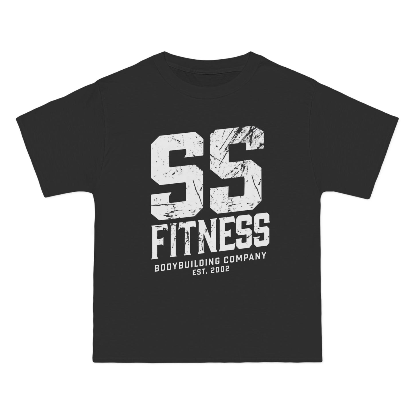 SS Fitness Oversized Boxy Tee — Gym Workout Tee with 'SS Fitness' Sports Graphic