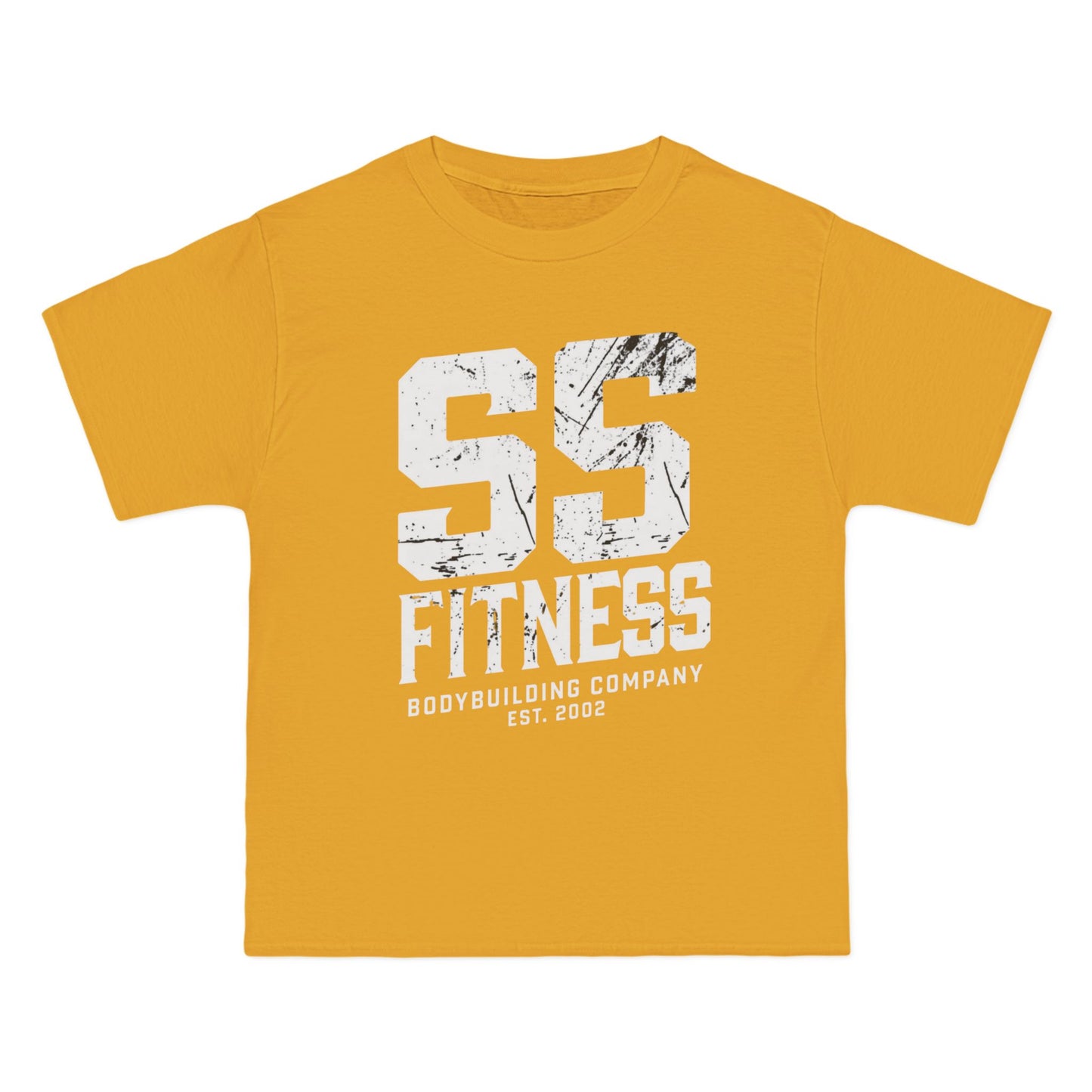 SS Fitness Oversized Boxy Tee — Gym Workout Tee with 'SS Fitness' Sports Graphic