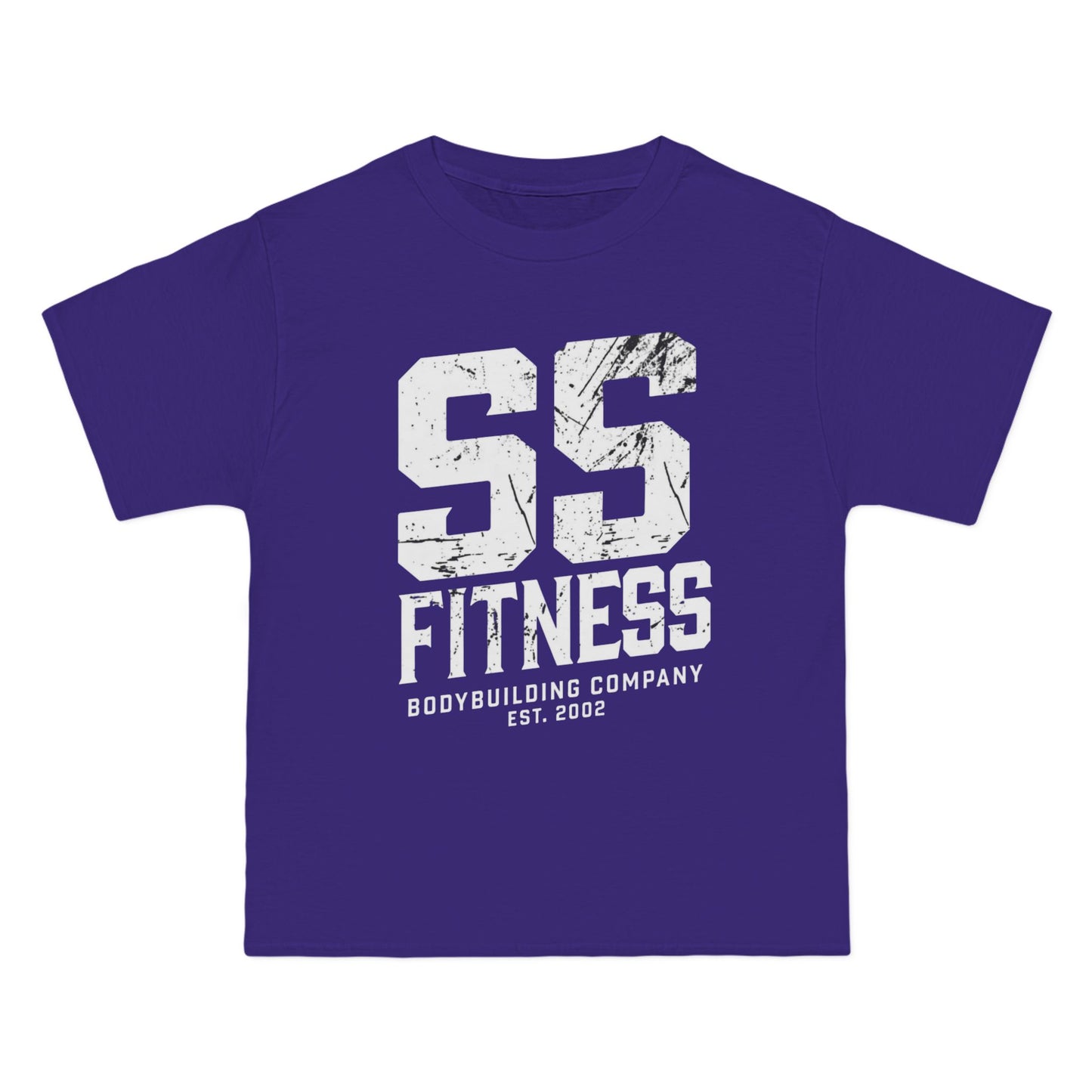 SS Fitness Oversized Boxy Tee — Gym Workout Tee with 'SS Fitness' Sports Graphic