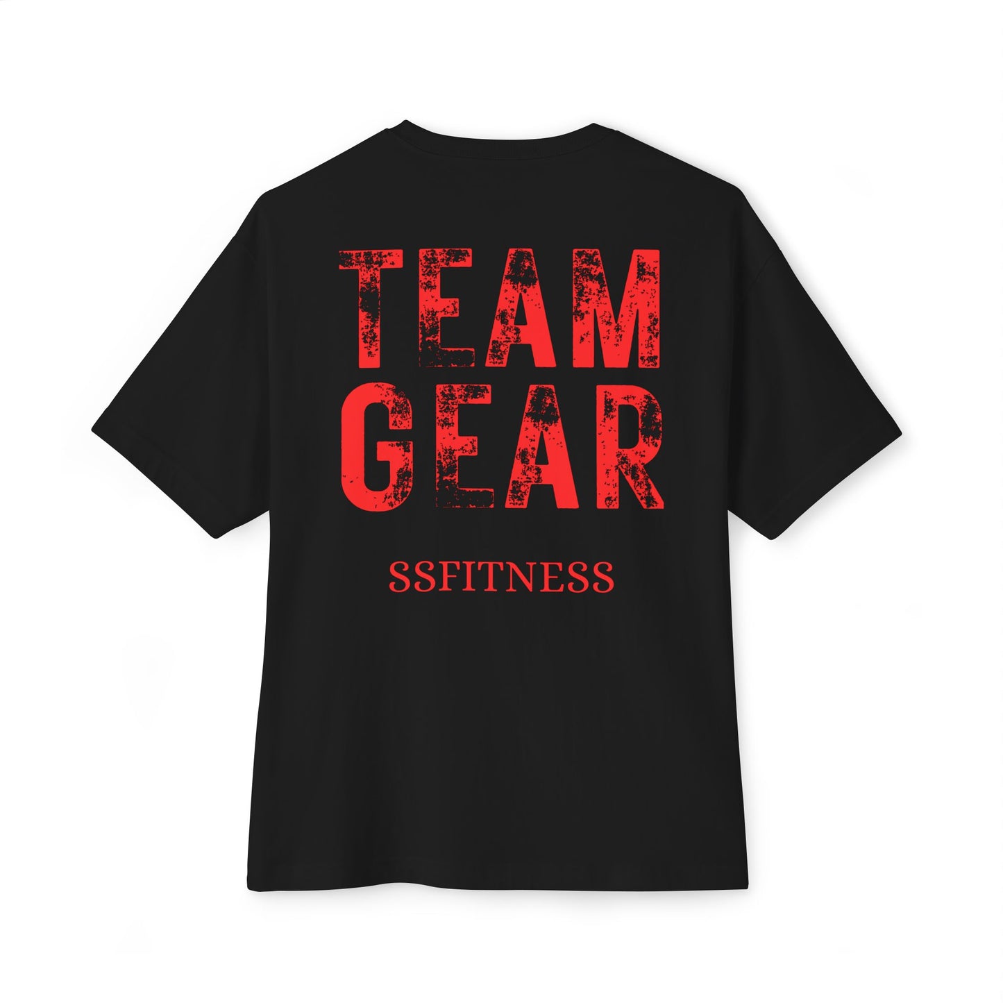 Team Gear Oversized Tee — SSFitness Logo pump cover