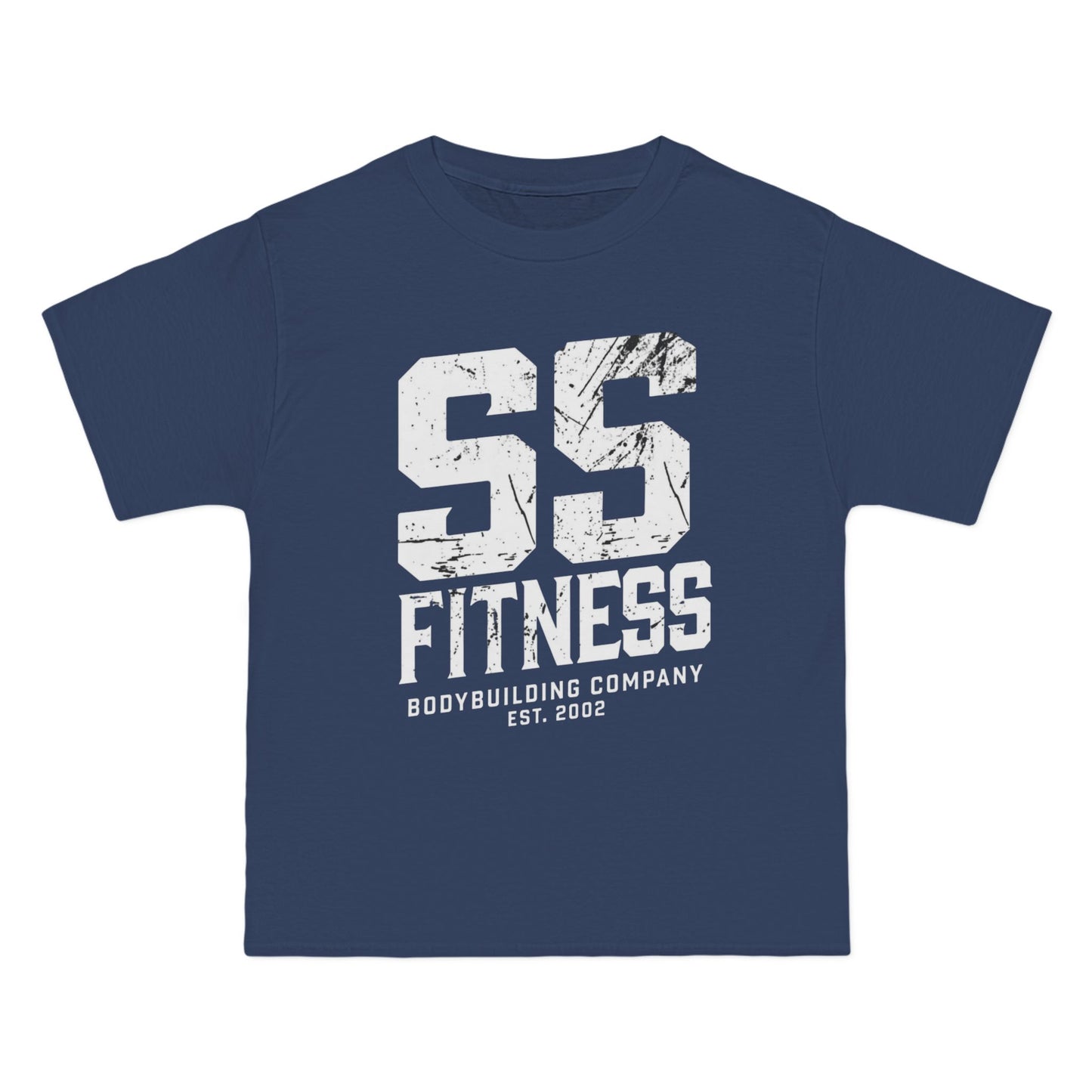 SS Fitness Oversized Boxy Tee — Gym Workout Tee with 'SS Fitness' Sports Graphic