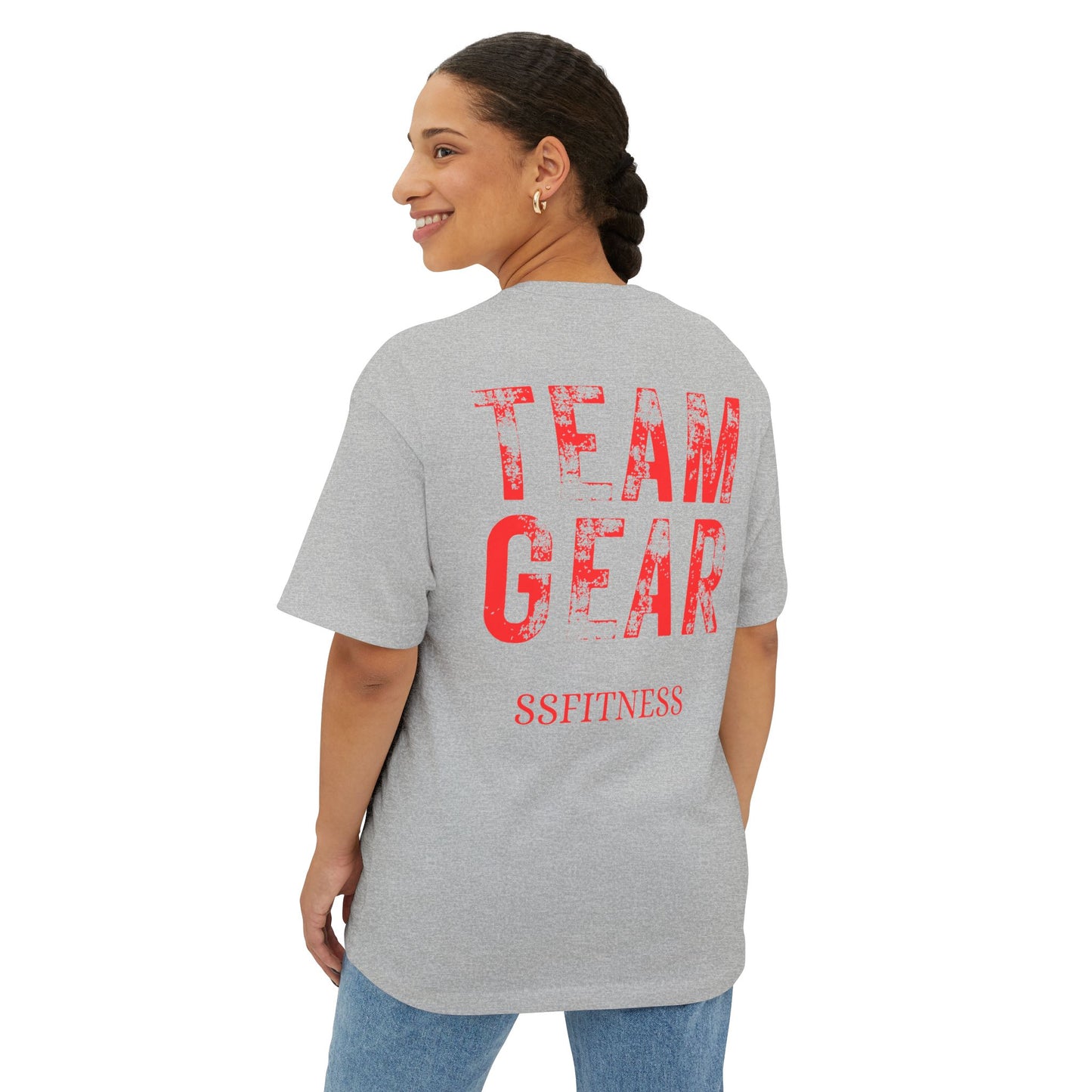 Team Gear Oversized Tee — SSFitness Logo pump cover