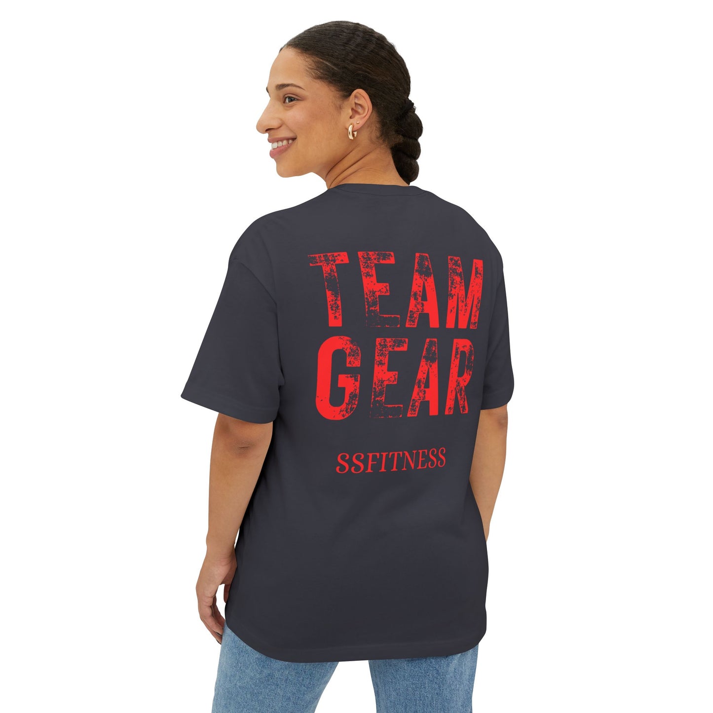 Team Gear Oversized Tee — SSFitness Logo pump cover