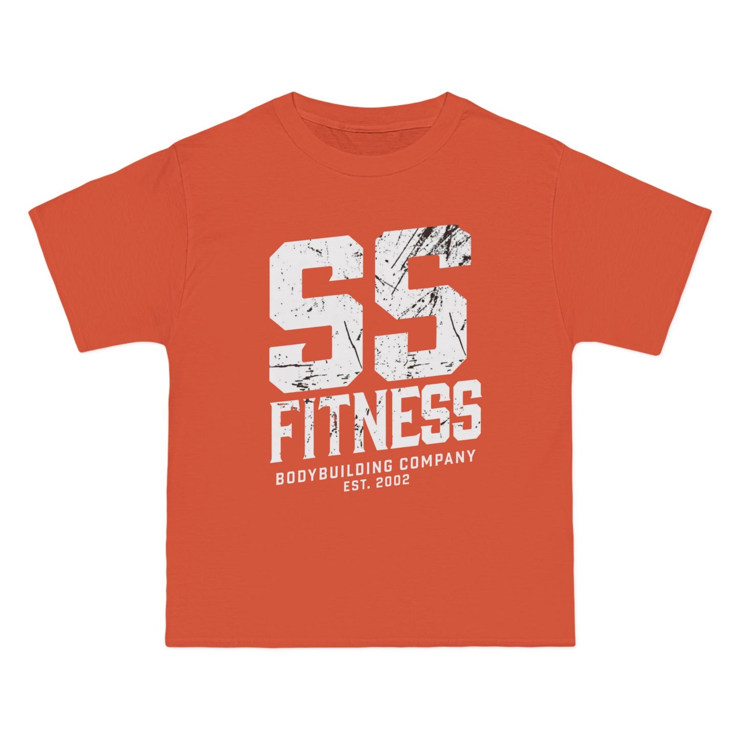 SS Fitness Oversized Boxy Tee — Gym Workout Tee with 'SS Fitness' Sports Graphic