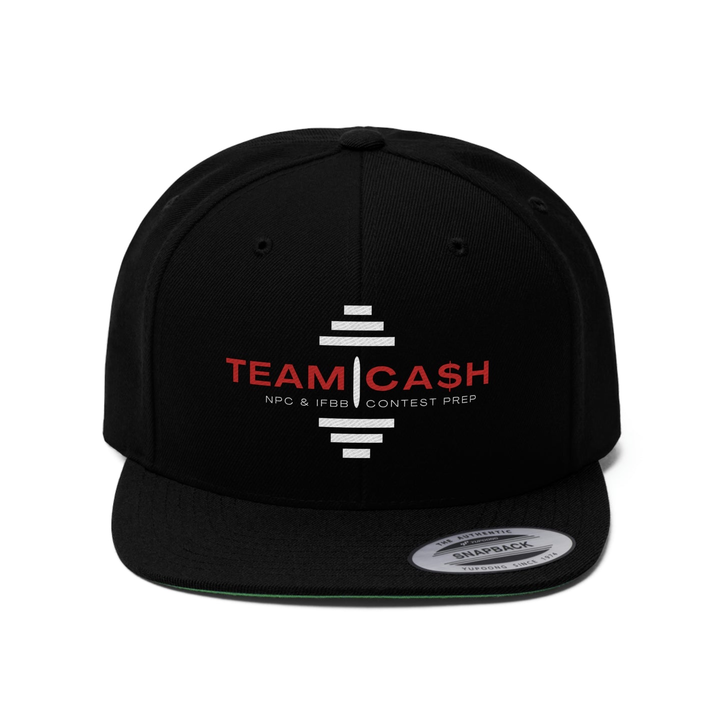 Team Ca$h Flat Bill, Snap Back Hat