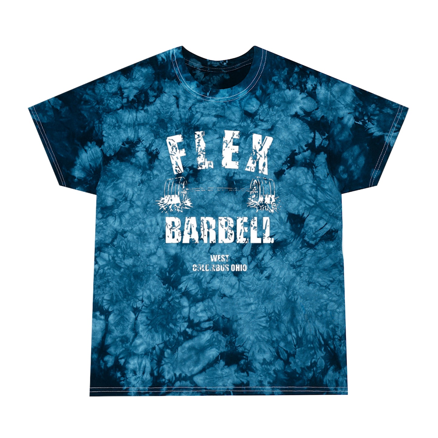 Flex Barbell Tie-Dye T-Shirt