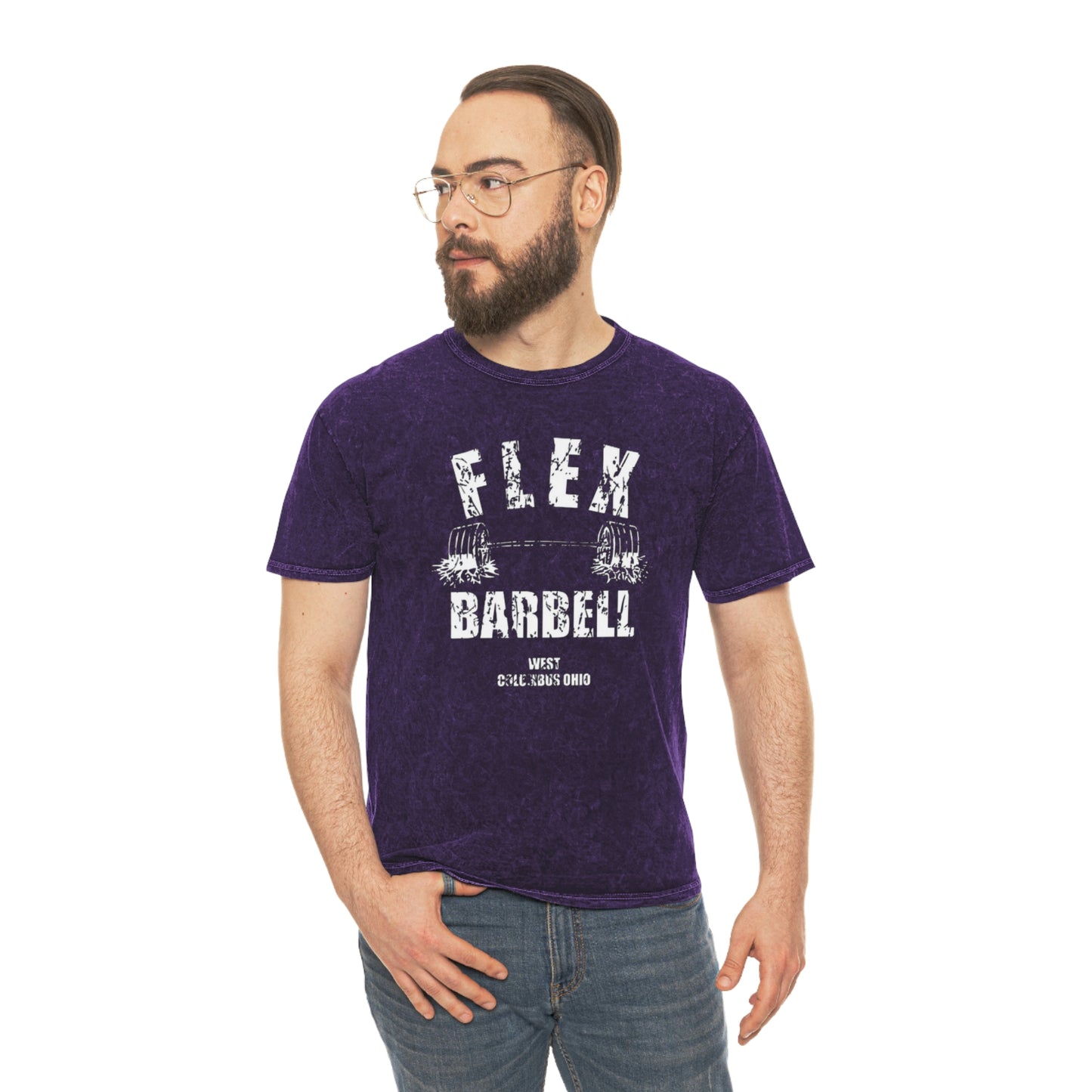 Flex Barbell Mineral Wash T-Shirt