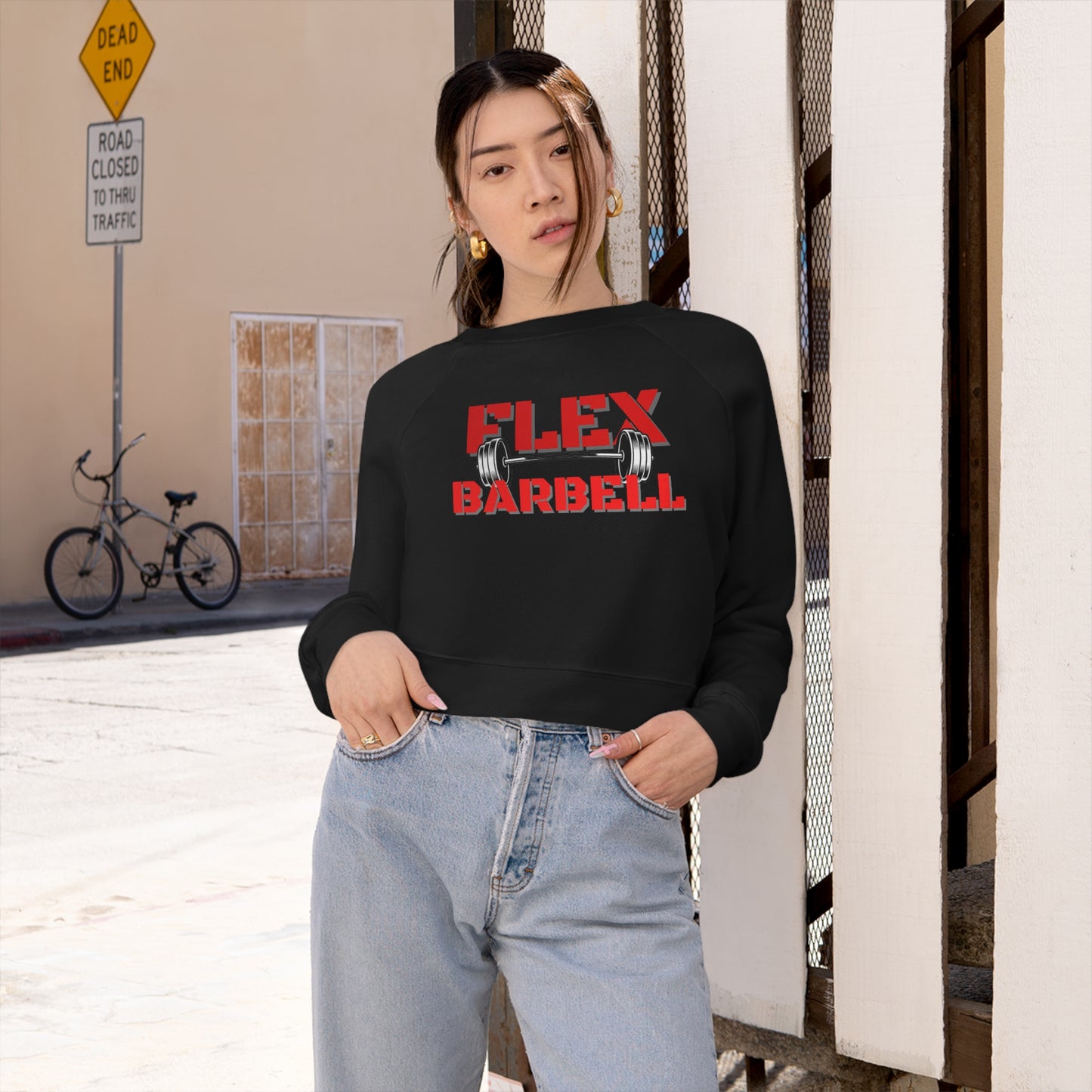 Flex Barbell Women's Cropped Fleece