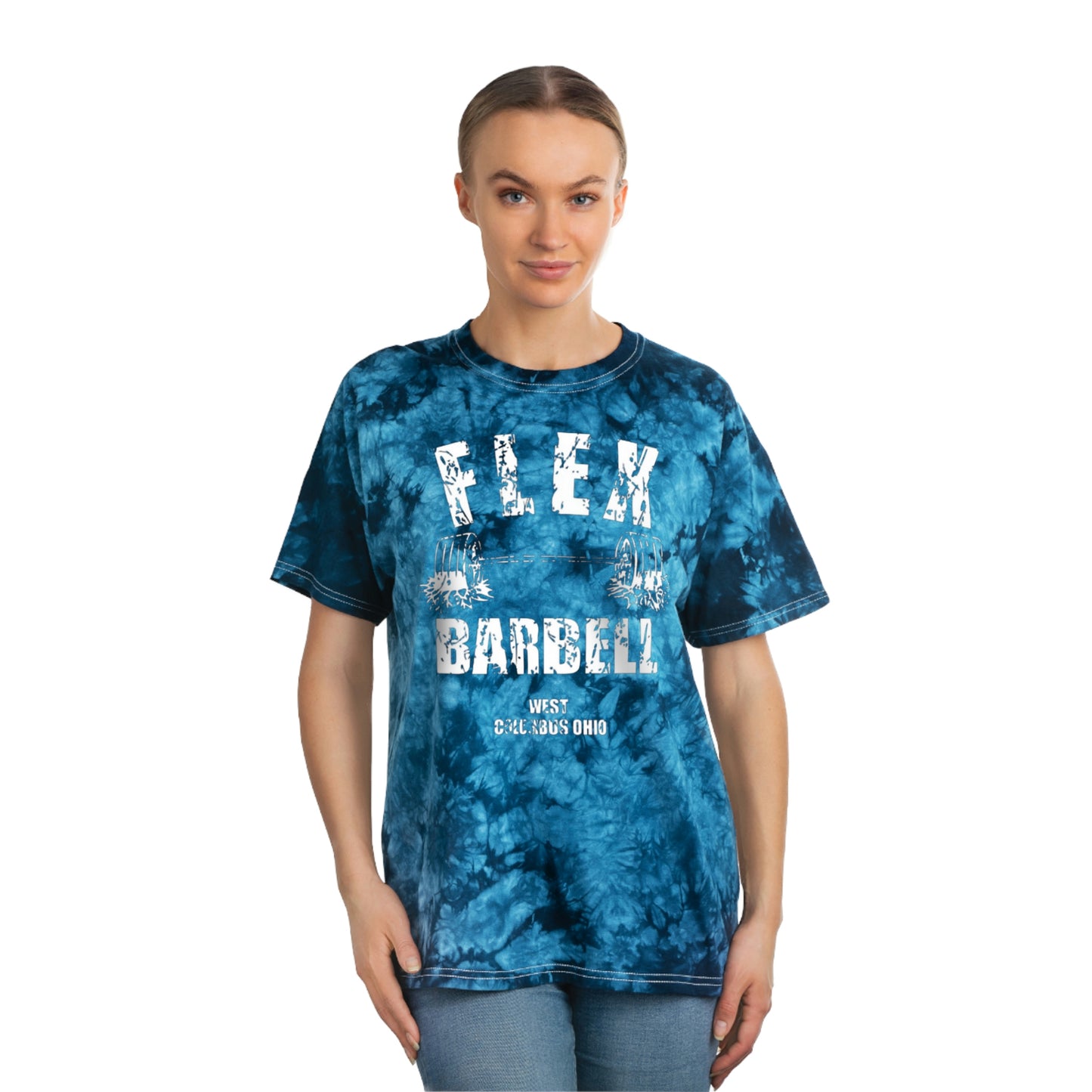 Flex Barbell Tie-Dye T-Shirt