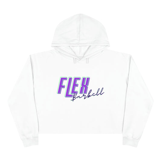 Flex Barbell Crop Hoodie