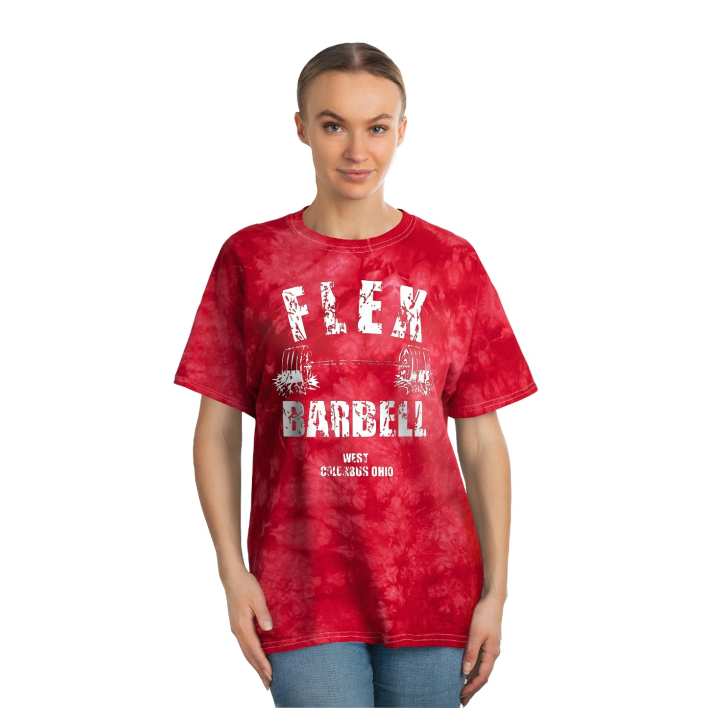 Flex Barbell Tie-Dye T-Shirt