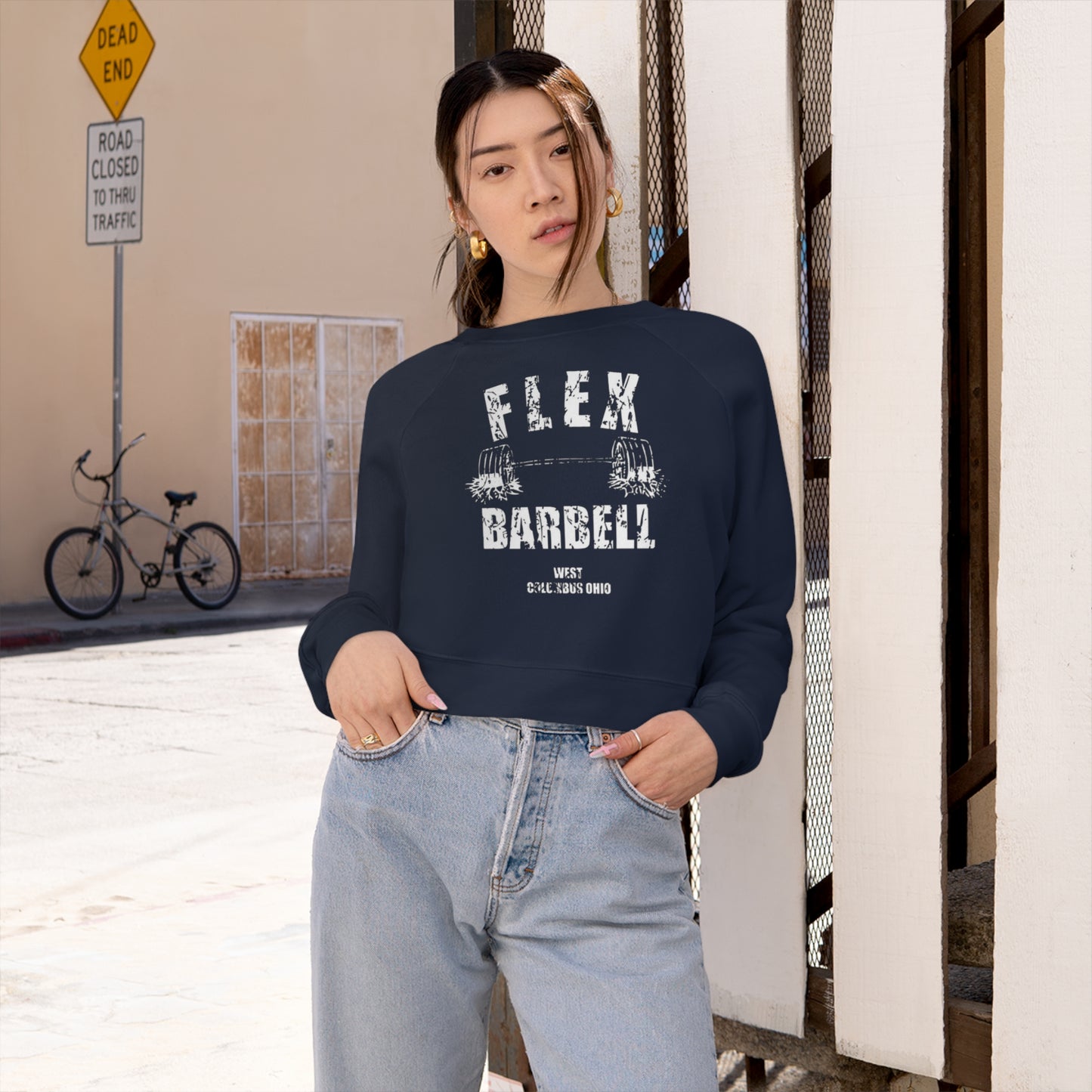 Flex Barbell OG Women's Crop Fleece