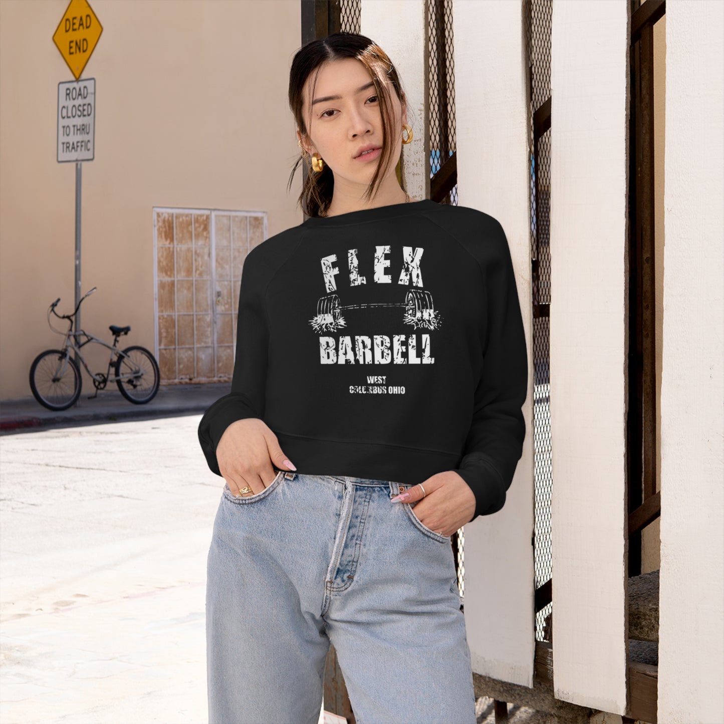 Flex Barbell OG Women's Crop Fleece